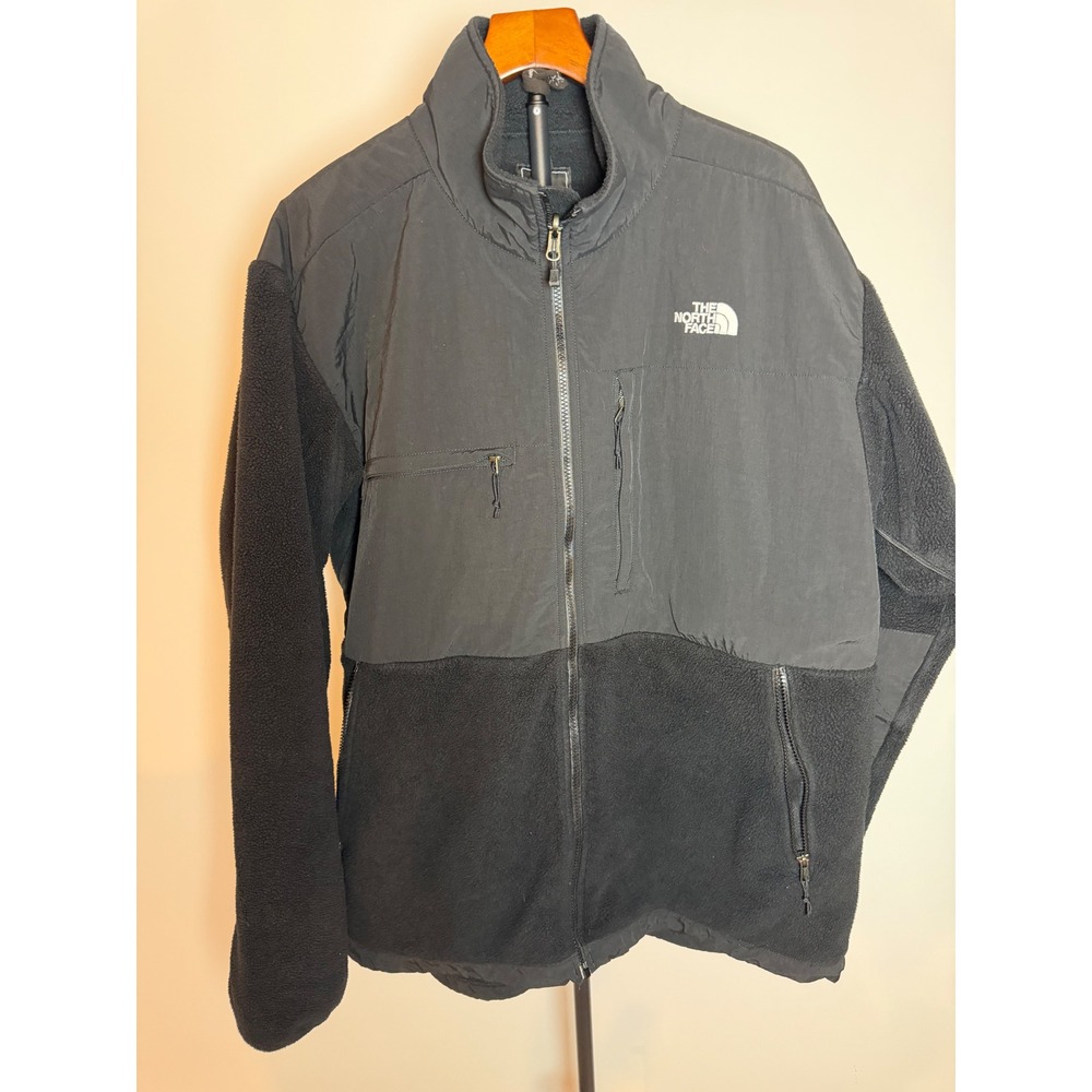 The North Face Denali Fleece Jacket Mens XXL Black Full Zip Heavyweight Coat
